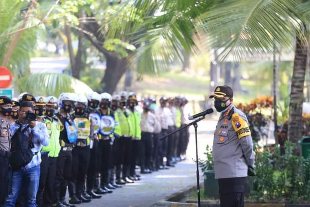 Amankan undian Cawali,Kapolrestabes Surabaya terjunkan 350 personel