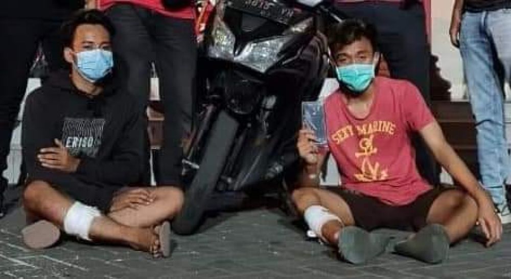 Aksinya terekam cctv,2 Penjambret dibekuk Reskrim Polrestabes Surabaya