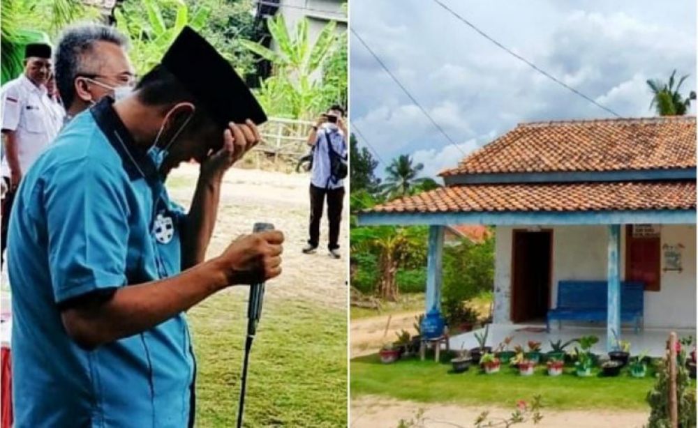 Tangisan Ali Rahman Cawabup Way Kanan,Saat Teringat Hidup Susah