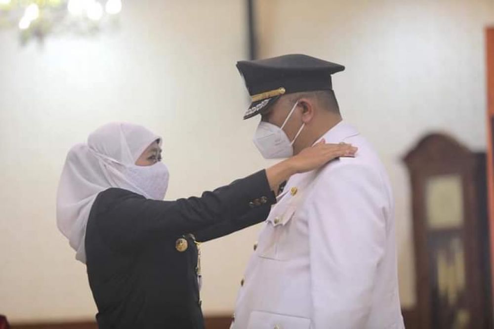Setelah Dilantik Gubernur,Whisnu Resmi Jadi Walikota Surabaya