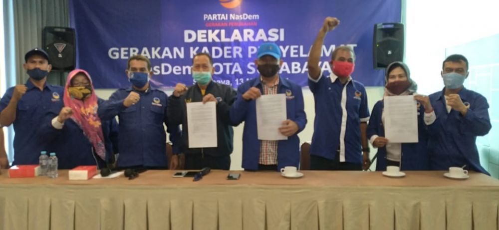 Turut Tanggapi MTP NasDem Surabaya, Barisan Mantan Pengurus Bersuara