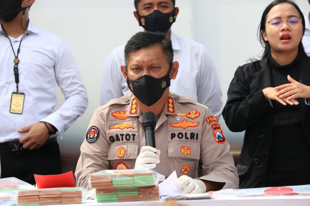 Ditreskrimum Polda Jatim Bersama Jajaran, Berhasil Sikat 67 Preman!!