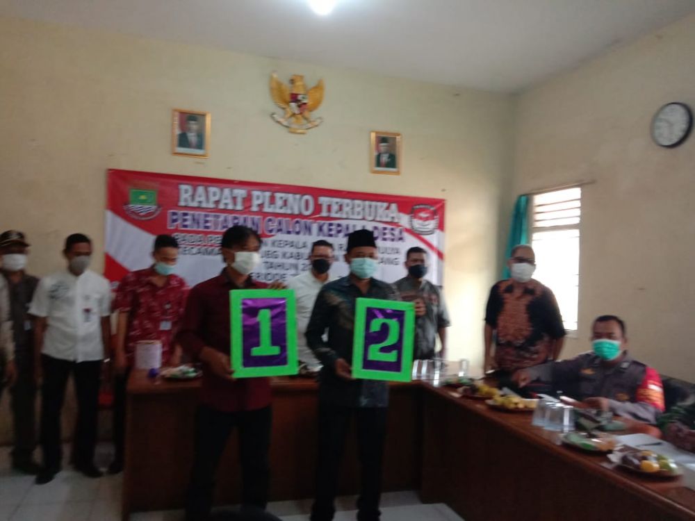 Sempat Terhambat, Panpel Pilkades Rajeg Mulya Gelar Pleno Penetapan