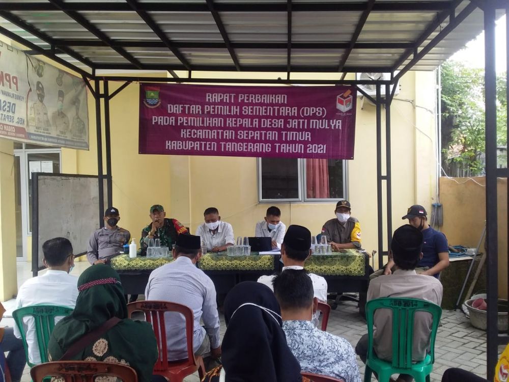 Jelang Pilkades, Pansel Desa Jati Mulya Lakukan Perbaikan DPS
