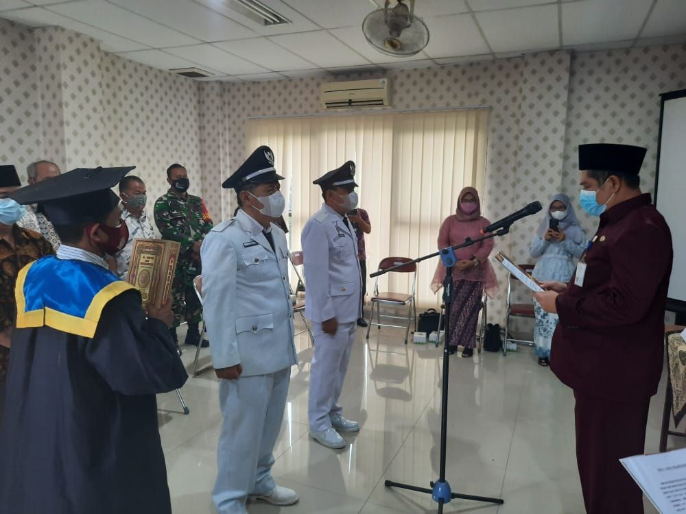 Camat Kemiri Tangerang, Angkat 2 Pjs Kades Diwilayah Hukumnya