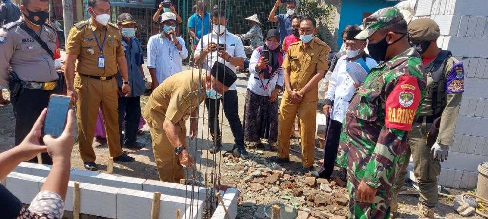 Realisasi Bedah Rumah Gebrak Pakumis, Di Desa Pekayon Tangerang