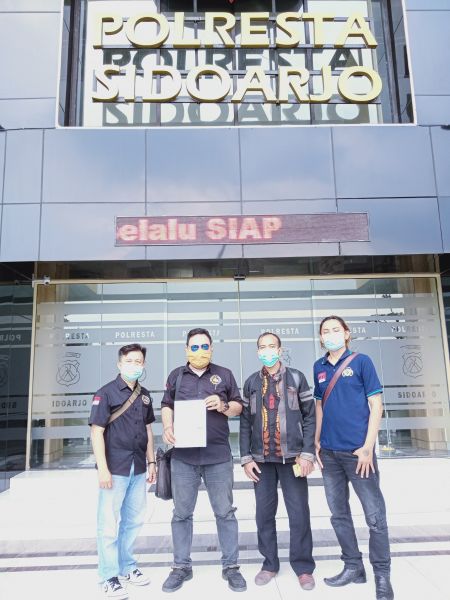 Terlapor Masih Lidik,Achmad Garad Kirimkan Pengaduan Ke Kapolres SDA