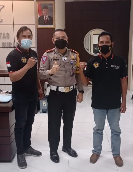Sambutan Hangat AKBP Teddy Candra, Kepada Silaturahmi 3 Awak Media 