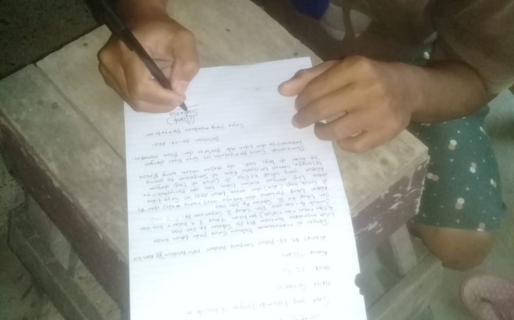 Oknum Aparatur Desa Paseban, Diduga Minta Jatah Separuh Dana BLT