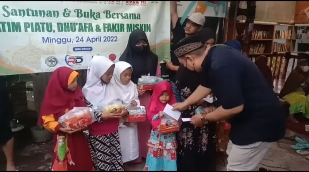 Giat Amal MRD Group, Ajak Donatur Salurkan Bantuan Mingguan