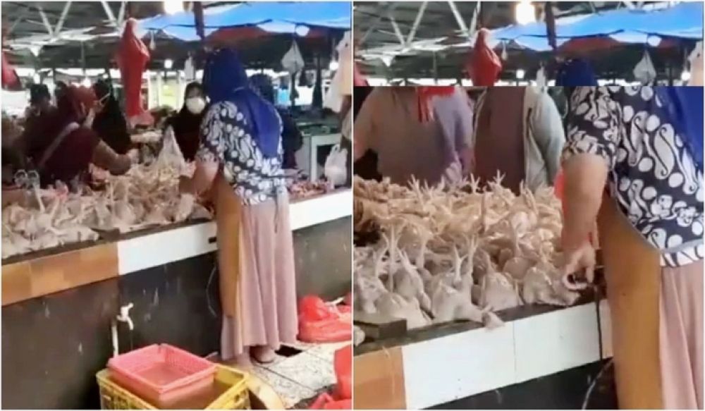 Viral Pedagang Pompa Ayam Potong, Jadi Pro-Kontra Netizen