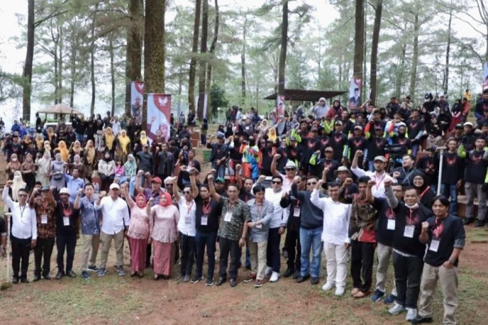 Ratusan Relawan Des Ganjar Sulsel, Siap Dukung Ganjar Presiden Th 2024