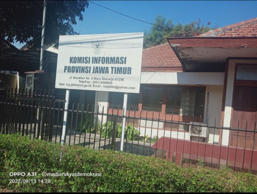 Komisi Informasi Publik Diduga Tak Berani Sentuh BPKAD Jatim
