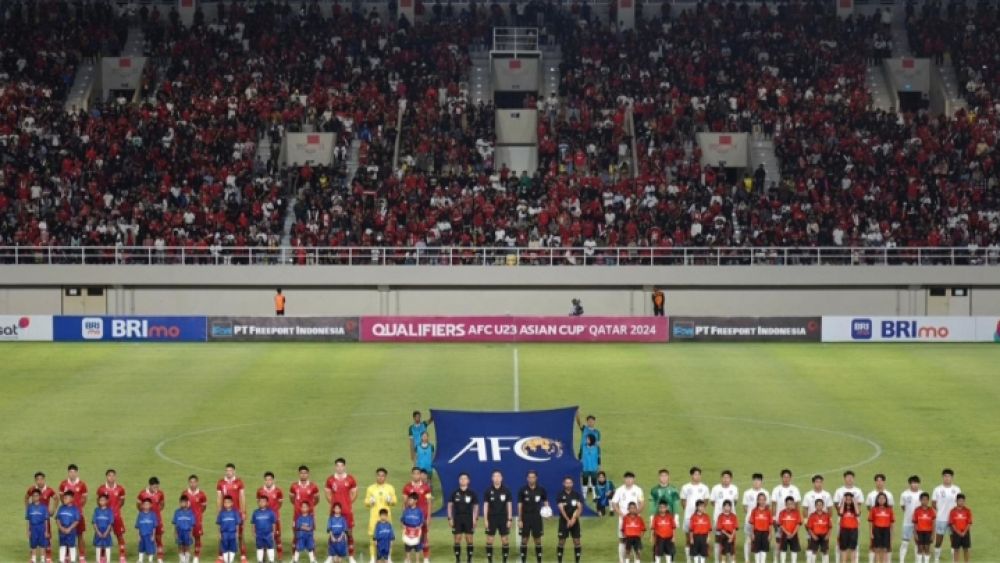Bantai Timnas Taiwan 0-9, Timnas Indonesia Puncaki Grup K Piala Asia