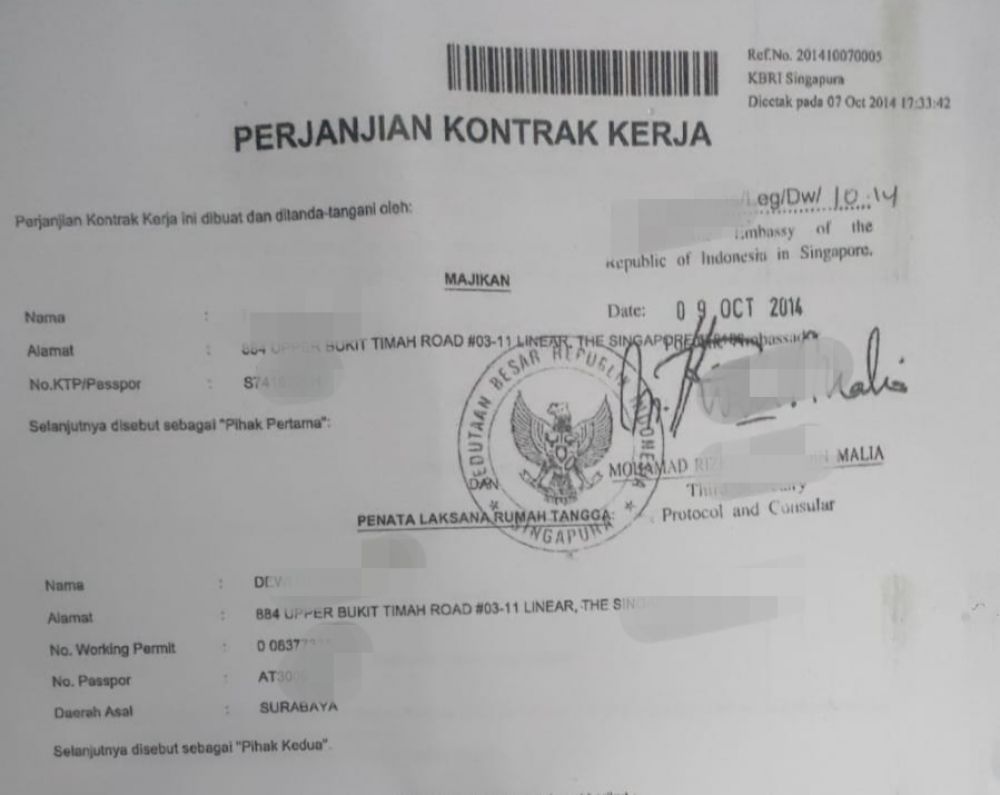 Garad Bakal Telusuri Surat Perjanjian Kontrak Kerja Pekerja Migran