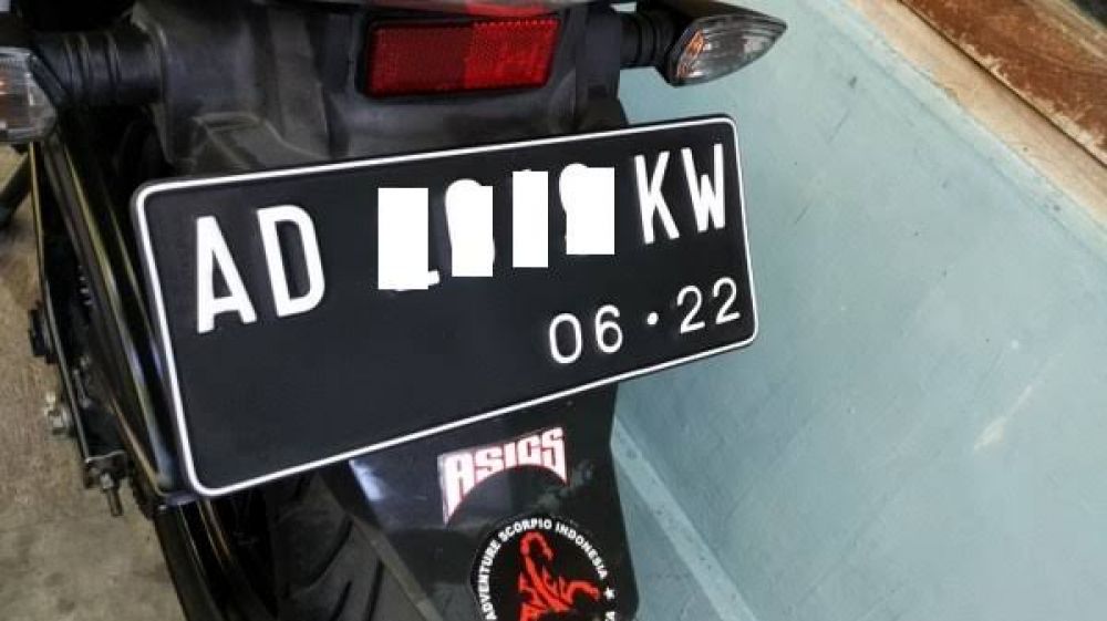 Pasang Plat Nomor Kendaraan Gak Boleh Asal, Ada Aturannya