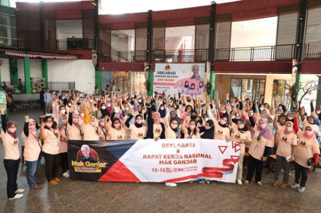 Emak-Emak Tangerang Dukung Ganjar Pranowo Presiden RI