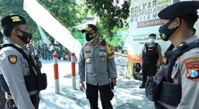 Kombespol Isir,pantau langsung tahapan Pilkada di KPU Surabaya