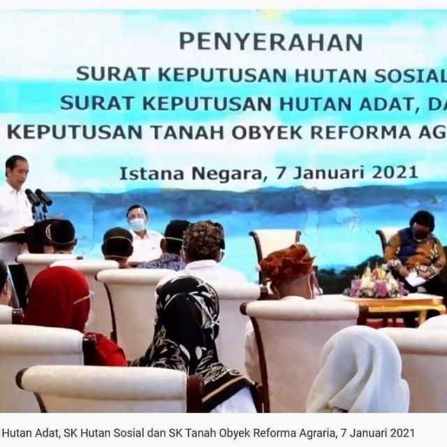 Jokowi Serahkan 2.929 SK Perhutanan Sosial