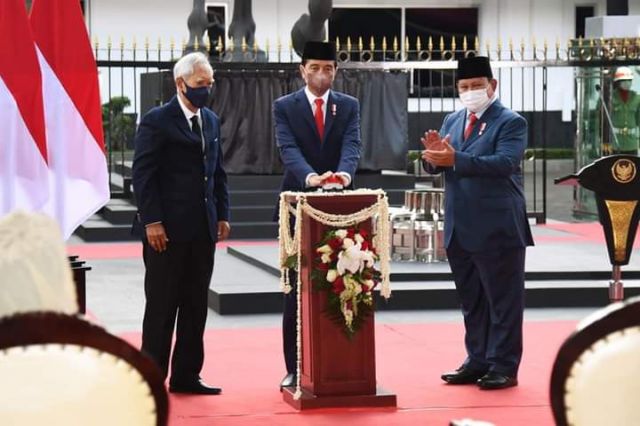 Jokowi Resmikan Tugu Api Semangat Indonesia Merdeka Tidak Pernah Padam