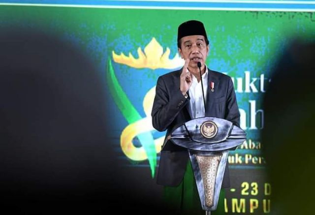 Buka Muktamar NU Ke-34 Di Lampung, Jokowi Beri Apresiasi