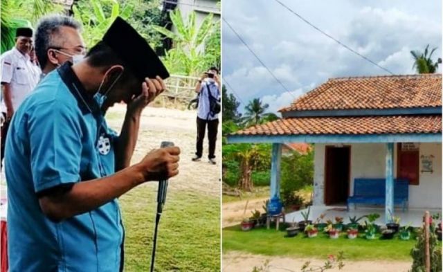 Tangisan Ali Rahman Cawabup Way Kanan,Saat Teringat Hidup Susah