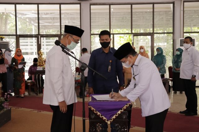 Isi Sambutan (Pjs)Bupati,Dipelantikan Pengurus PMI Way Kanan 2020-2025