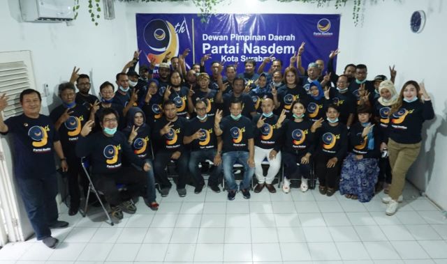HUT Nasdem Ke 9,DPD Surabaya Gelar Baksos