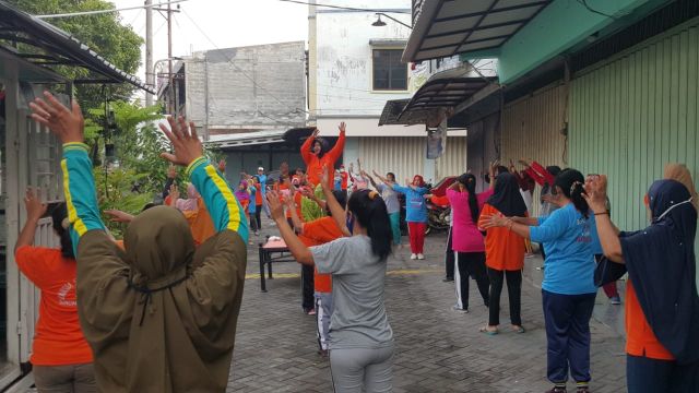 Posyandu Lansia Sekar Melati,Tiap Minggu Rutin Senam Pagi