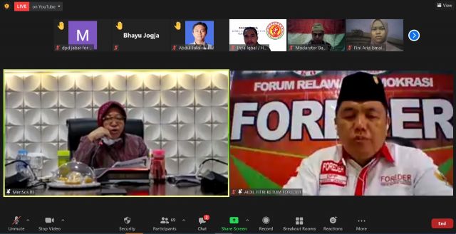 Kinerja Mensos Disorot,Foreder : Blusukan Terus Bu Risma Jangan Mundur