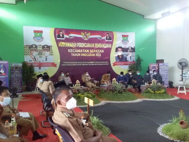 Bahas Musrenbang 2022 Kecamatan Sepatan, Lebih Prioritaskan UMKM Lokal