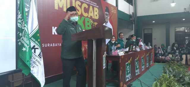 Secara Aklamasi, Musyafak Rouf Kembali Nahkodai DPC PKB Surabaya