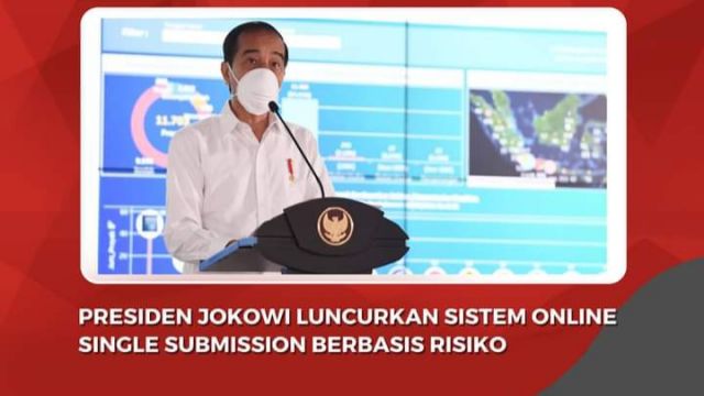 Jokowi Resmi Luncurkan Perizinan Sistem OSS Berbasis Risiko