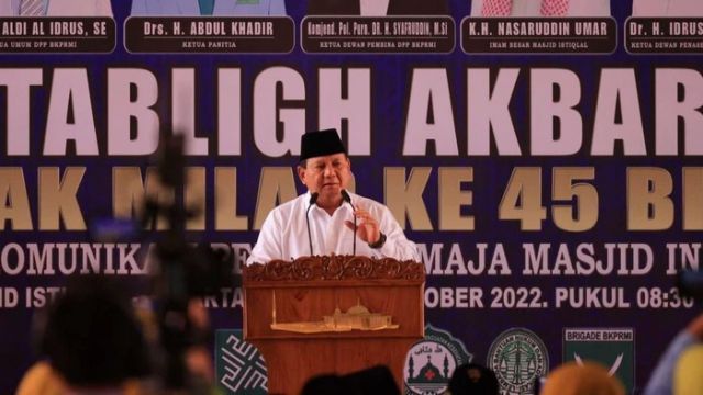 Prabowo Akui Cara Jokowi Tangani Krisis Dengan Tenang Dan Sejuk : Saya