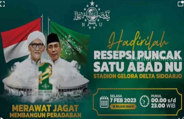 Rundown Acara Peringatan 1 Abad NU Bersama Presiden Jokowidodo