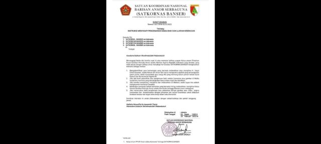 Lindungi Gus Yaqut, Satkornas Banser Beri Instruksi Gak Main-Main