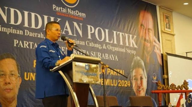 Ketua DPD Partai NasDem Surabaya Mengundurkan Diri