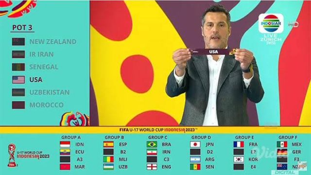 Hasil Drawing Piala Dunia U-17 2023, Indonesia Hindari Grup Neraka